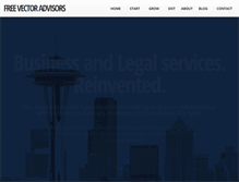 Tablet Screenshot of freevectoradvisors.com